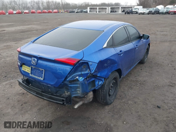 2019 Honda Civic Sedan LX with VIN 19XFC2F64KE029682, listed as a IAAI auction lot 41806403 with 110,611 mi miles. Bid and sale history available at carsss.com. Image 4.
