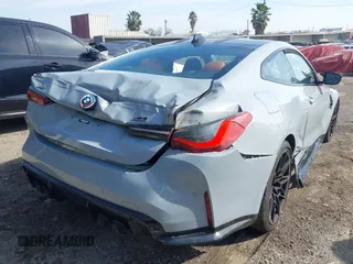 2023 BMW M4 Competition xDrive with VIN WBS43AZ02PCM13315, listed as a IAAI auction lot 41596968 with 28,967 mi miles. Bid and sale history available at carsss.com. Image 6.