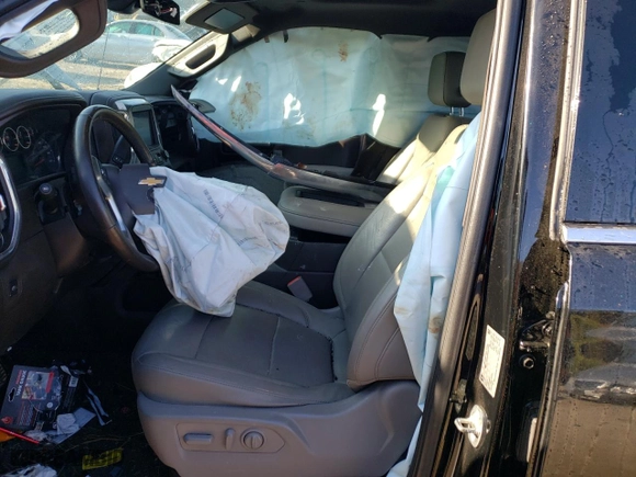 2019 Chevrolet Silverado 1500 LTZ with VIN 3GCUYGED6KG219638, listed as a Copart auction lot 85790774 with 65,991 mi miles and Salvage Title. Bid and sale history available at carsss.com. Image 7.