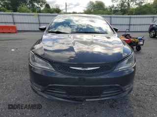 2015 Chrysler 200 S with VIN 1C3CCCBB9FN585794, listed as a Copart auction lot 57672205 with 155,468 mi miles and Salvage title. Bid and sale history available at DreamBid. Image 5.