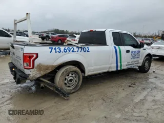 2016 Ford F-150 XL with VIN 1FTEX1CF3GKE26318, listed as a Copart auction lot 43147885 with 261,869 mi miles and Salvage Title. Bid and sale history available at carsss.com. Image 3.