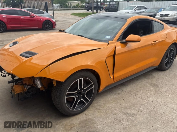 2019 Ford Mustang GT with VIN 1FA6P8CFXK5196514, listed as a Copart auction lot 55160435 with 19,914 mi miles and Clean Title. Bid and sale history available at carsss.com. Image 2.