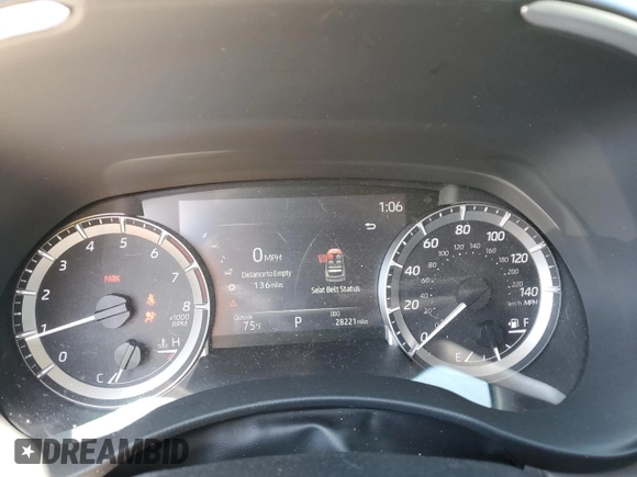 2023 Toyota Highlander L with VIN 5TDKDRBH1PS047307, listed as a Copart auction lot 48477805 with 28,221 mi miles and Salvage title. Bid and sale history available at DreamBid. Image 9.