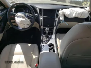 2022 Infiniti Q50 Luxe with VIN JN1EV7BR8NM340026, listed as a Copart auction lot 54059805 with 37,977 mi miles and Salvage title. Bid and sale history available at DreamBid. Image 8.