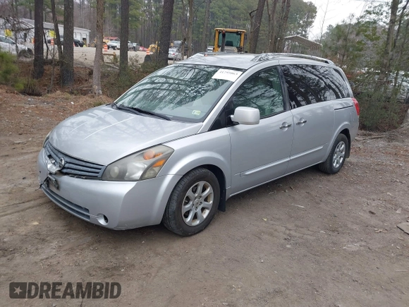 2009 Nissan Quest SL with VIN 5N1BV28U59N105982, listed as a IAAI auction lot 41795063 with 127,008 mi miles. Bid and sale history available at carsss.com. Image 18.