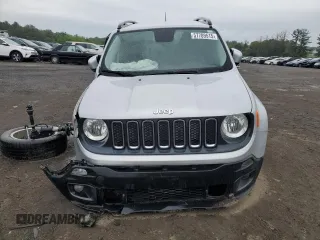 2017 Jeep Renegade Altitude with VIN ZACCJBBB0HPE84035, listed as a Copart auction lot 57789515 with 53,458 mi miles and Salvage title. Bid and sale history available at DreamBid. Image 5.