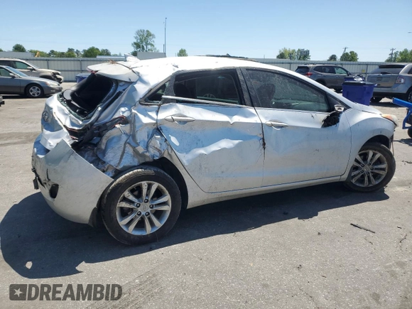 2013 Hyundai Elantra with VIN KMHD35LE9DU032243, listed as a Copart auction lot 53285835 with 122,389 mi miles and Salvage title. Bid and sale history available at DreamBid. Image 3.