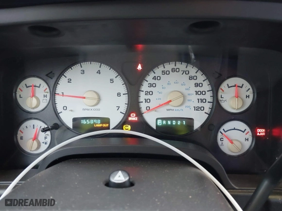 2003 Dodge Ram 1500 ST with VIN 1D7HA16K13J506634, listed as a IAAI auction lot 41529060 with 165,898 mi miles. Bid and sale history available at carsss.com. Image 7.