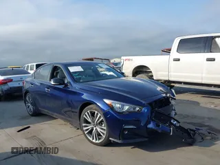 2024 Infiniti Q50 Sensory with VIN JN1EV7CP8RM601738, listed as a IAAI auction lot 42068560 with 10,154 mi miles and . Bid and sale history available at DreamBid. Image 13.
