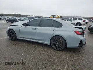 2024 BMW 3 Series M340i xDrive with VIN 3MW49FF06R8E80028, listed as a Copart auction lot 45135535 with 3,575 mi miles and Salvage Title. Bid and sale history available at carsss.com. Image 2.