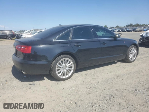 2014 Audi A6 Premium Plus with VIN WAUFGAFC3EN133615, listed as a Copart auction lot 63109325 with 111,823 mi miles and Salvage title. Bid and sale history available at DreamBid. Image 3.
