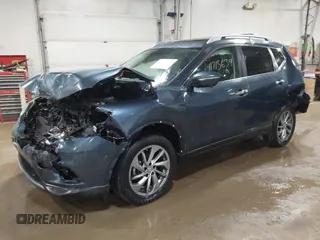 2014 Nissan Rogue SL with VIN 5N1AT2MV4EC797903, listed as a IAAI auction lot 41715634 with 1 mi miles. Bid and sale history available at carsss.com. Image 2.