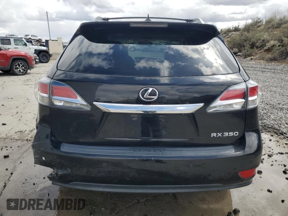 2013 Lexus RX 350 with VIN 2T2BK1BA5DC166827, listed as a Copart auction lot 51344425 with 191,746 mi miles and Salvage Title. Bid and sale history available at carsss.com. Image 6.