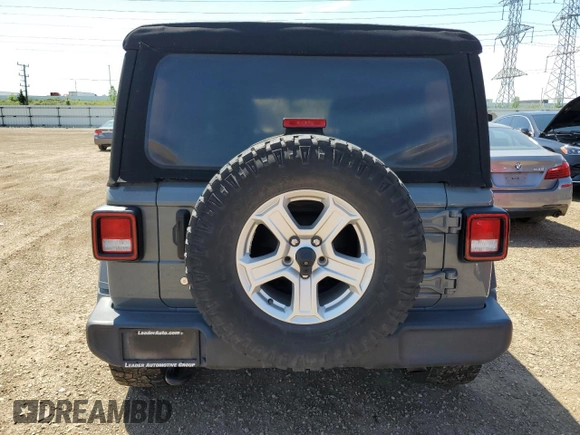 2018 Jeep Wrangler Unlimited Sport with VIN 1C4HJXDG9JW209512, listed as a Copart auction lot 61839505 with 155,953 mi miles and Clean title. Bid and sale history available at DreamBid. Image 6.