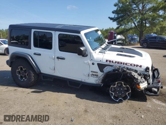 2020 Jeep Wrangler Unlimited Recon with VIN 1C4HJXFN2LW253771, listed as a Copart auction lot 54837675 with 98,935 mi miles and Salvage title. Bid and sale history available at DreamBid. Image 4.