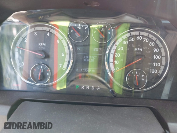 2009 Dodge 1500 Laramie z VIN 1D3HV13T79S708304, wystawiony jako IAAI lot #42445125 z przebiegiem 179 069 mil mil oraz . Historia ofert i sprzedaży dostępna na DreamBid. Obrazek 7.