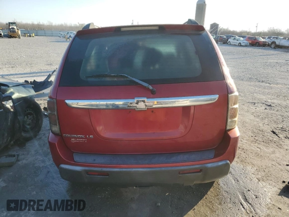 2006 Chevrolet Equinox LS with VIN 2CNDL13F866106156, listed as a Copart auction lot 46506755 with 0 mi miles and Salvage Title. Bid and sale history available at carsss.com. Image 6.