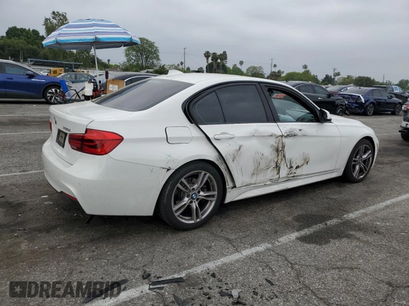 2017 BMW 3 Series 330i z VIN WBA8B9G33HNU57186, wystawiony jako Copart lot #58443095 z przebiegiem 78 525 mil mil oraz Szkoda całkowita • Salvage title. Historia ofert i sprzedaży dostępna na DreamBid. Obrazek 3.