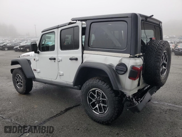 2025 Jeep Wrangler Rubicon with VIN 1C4PJXFN0SW546739, listed as a Copart auction lot 51776505 with 830 mi miles and Clean title. Bid and sale history available at DreamBid. Image 2.