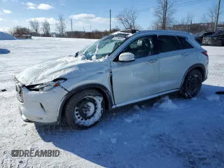 2020 Infiniti QX50 LUXE with VIN 3PCAJ5M33LF114454, listed as a Copart auction lot 42138825 with 83,663 mi miles and Non Repairable. Bid and sale history available at carsss.com. Image 1.