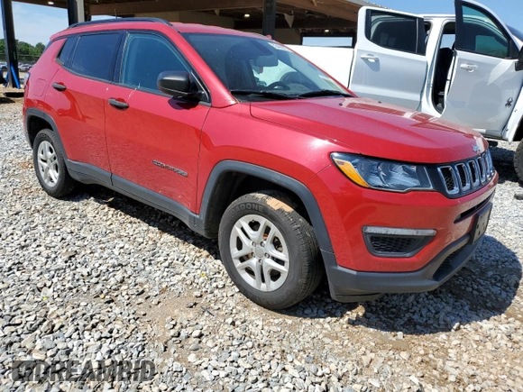 2018 Jeep Compass Sport z VIN 3C4NJDAB6JT101655, wystawiony jako Copart lot #55468205 z przebiegiem 125 766 mil mil oraz Szkoda całkowita • Salvage title. Historia ofert i sprzedaży dostępna na DreamBid. Obrazek 4.