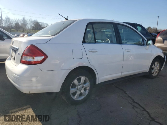 2008 Nissan Versa 1.8 S with VIN 3N1BC11EX8L464205, listed as a Copart auction lot 86641434 with 29,770 mi miles and Salvage Title. Bid and sale history available at carsss.com. Image 3.