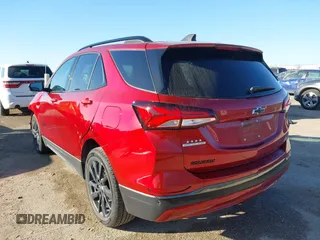 2022 Chevrolet Equinox RS with VIN 2GNAXMEV0N6138347, listed as a IAAI auction lot 41655277 with 26,526 mi miles and . Bid and sale history available at DreamBid. Image 3.