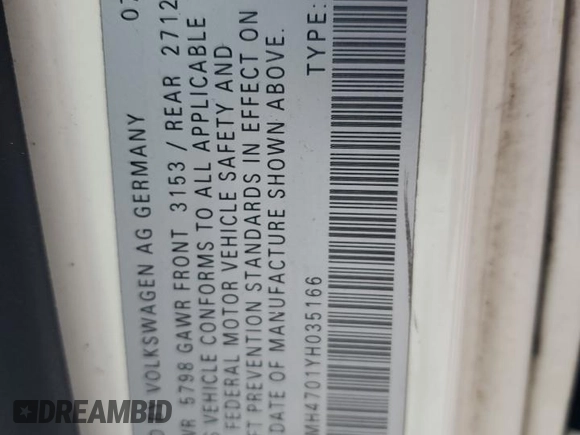 2000 Volkswagen EuroVan с VIN WV2MH4701YH035166, выставлен на аукционе Copart как лот 55680175 с пробегом 220 080 миль миль и Чистый • Clean title. История ставок и продаж доступна на DreamBid. Изображение 13.
