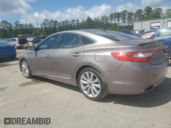 2012 Hyundai Azera with VIN KMHFH4JG3CA143735, listed as a Copart auction lot 52442055 with 108,708 mi miles and Salvage Title. Bid and sale history available at DreamBid. Image 2.