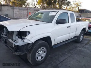 2022 Toyota Tacoma 2WD SR with VIN 3TYRX5GN1NT066518, listed as a IAAI auction lot 41607997 with 21,670 mi miles. Bid and sale history available at carsss.com. Image 2.