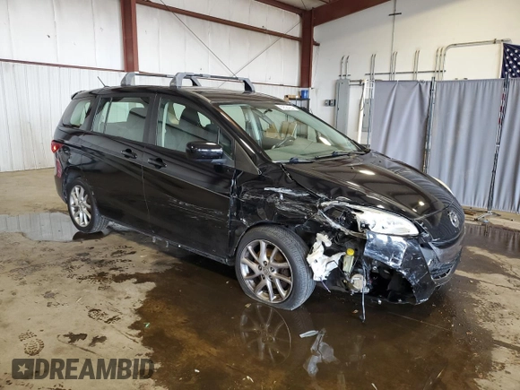2012 Mazda 5 Touring with VIN JM1CW2CL1C0110282, listed as a Copart auction lot 69524284 with 108,872 mi miles and Salvage Title. Bid and sale history available at DreamBid. Image 4.