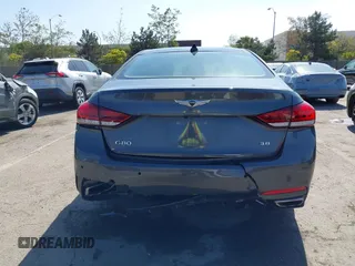 2018 Genesis G80 3.8L with VIN KMHGN4JEXJU266505, listed as a IAAI auction lot 42087994 with 58,251 mi miles and . Bid and sale history available at DreamBid. Image 16.