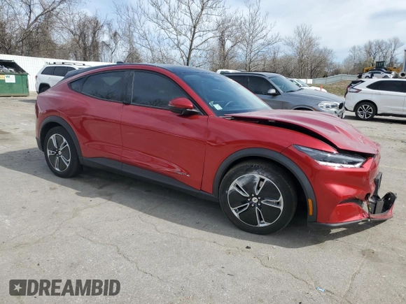 2021 Ford Mustang Mach-E Select with VIN 3FMTK1RM4MMA19233, listed as a Copart auction lot 49589655 with Not Provided miles and Salvage Title. Bid and sale history available at DreamBid. Image 4.