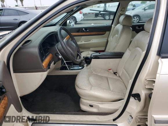 1998 Lincoln Continental with VIN 1LNFM97V6WY626436, listed as a Copart auction lot 54256795 with 165,038 mi miles and Clean Title. Bid and sale history available at carsss.com. Image 7.