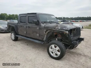2021 Jeep Gladiator Texas Trail with VIN 1C6JJTAM7ML546309, listed as a Copart auction lot 67405254 with 0 mi miles and Salvage Title. Bid and sale history available at carsss.com. Image 4.