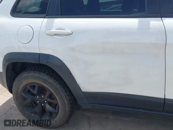 2014 Jeep Cherokee Trailhawk with VIN 1C4PJMBS5EW231448, listed as a IAAI auction lot 42632143 with 97,461 mi miles and . Bid and sale history available at DreamBid. Image 17.
