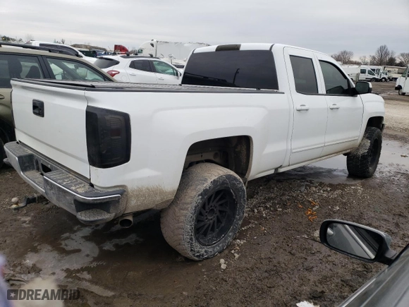 2018 Chevrolet Silverado 1500 LT with VIN 1GCVKREC8JZ155111, listed as a Copart auction lot 46177495 with 145,673 mi miles and Salvage Title. Bid and sale history available at carsss.com. Image 3.
