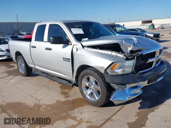 2013 Ram 1500 Tradesman with VIN 1C6RR6FP6DS530057, listed as a IAAI auction lot 41763335 with 144,125 mi miles and . Bid and sale history available at DreamBid. Image 1.