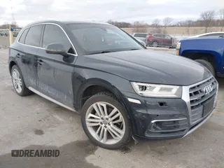 2018 Audi Q5 Prestige with VIN WA1CNAFY3J2160424, listed as a IAAI auction lot 41399936 with 97,775 mi miles. Bid and sale history available at carsss.com. Image 1.