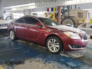 2016 Buick Regal Premium II with VIN 2G4GT5GX4G9142630, listed as a Copart auction lot 45099245 with 0 mi miles and Salvage Title. Bid and sale history available at carsss.com. Image 4.