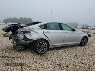 2017 Genesis G80 3.8L z VIN KMHGN4JE1HU175973, wystawiony jako Copart lot #55889575 z przebiegiem 106 543 mil mil oraz Szkoda całkowita • Salvage title. Historia ofert i sprzedaży dostępna na DreamBid. Obrazek 3.