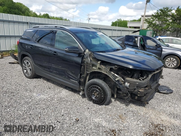 2020 GMC Terrain SLT with VIN 3GKALPEX9LL214555, listed as a Copart auction lot 54550555 with 93,250 mi miles and Salvage title. Bid and sale history available at DreamBid. Image 4.