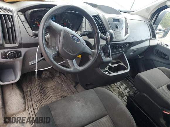 2015 Ford Transit Cargo with VIN 1FTNR2CM2FKB24077, listed as a Copart auction lot 57963285 with 239,419 mi miles and Salvage title. Bid and sale history available at DreamBid. Image 8.