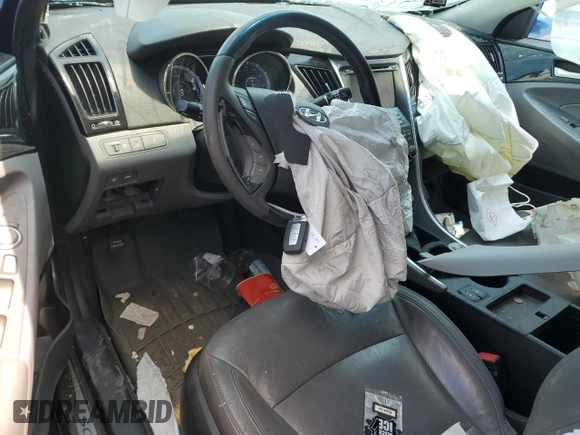 2013 Hyundai Sonata Limited with VIN 5NPEC4AC4DH524385, listed as a Copart auction lot 54438805 with 118,484 mi miles and Salvage Title. Bid and sale history available at DreamBid. Image 8.