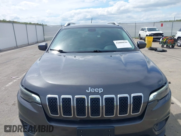 2019 Jeep Cherokee Latitude Plus with VIN 1C4PJMLB4KD139544, listed as a IAAI auction lot 42080636 with 76,715 mi miles and . Bid and sale history available at DreamBid. Image 6.