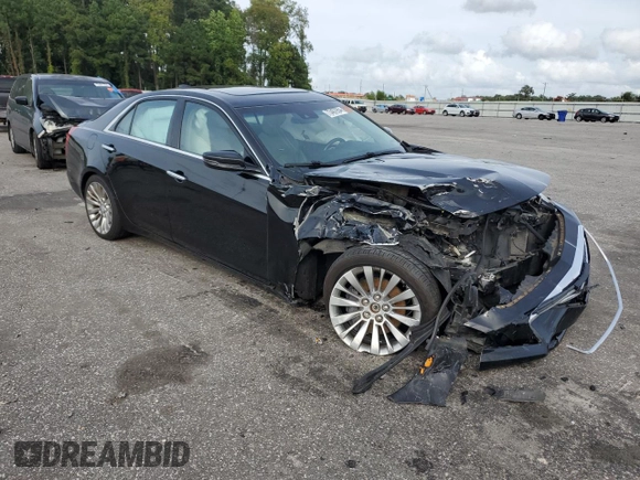 2016 Cadillac CTS Luxury Collection AWD with VIN 1G6AX5SX2G0171871, listed as a Copart auction lot 77128424 with Not Provided miles and Salvage Title. Bid and sale history available at DreamBid. Image 4.