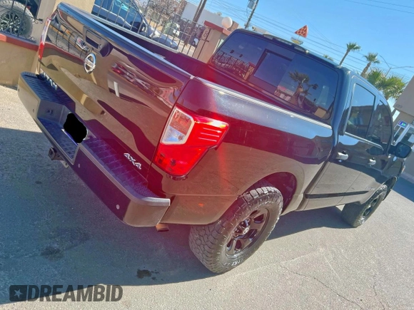 2021 Nissan Titan SV with VIN 1N6AA1EC7MN515710, listed as a Copart auction lot 59066765 with 71,500 mi miles and Clean title. Bid and sale history available at DreamBid. Image 4.