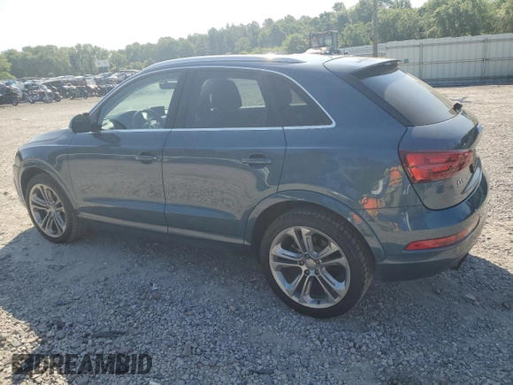 2017 Audi Q3 Premium Plus with VIN WA1JCCFS6HR010183, listed as a Copart auction lot 53792095 with 72,859 mi miles and Salvage title. Bid and sale history available at DreamBid. Image 2.