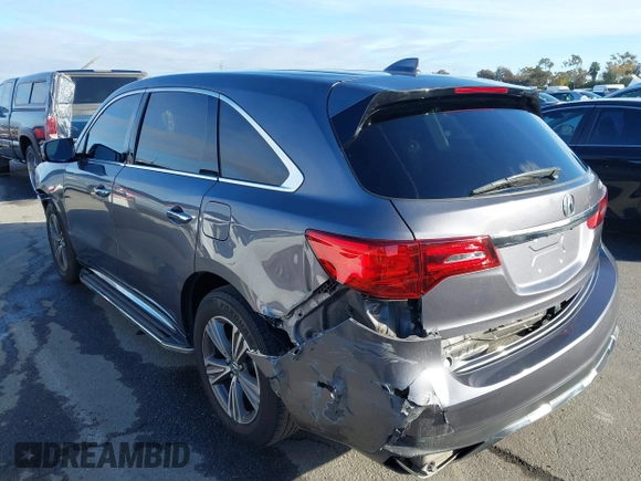 2019 Acura MDX with VIN 5J8YD3H38KL005442, listed as a IAAI auction lot 41542505 with 84,033 mi miles and . Bid and sale history available at DreamBid. Image 3.