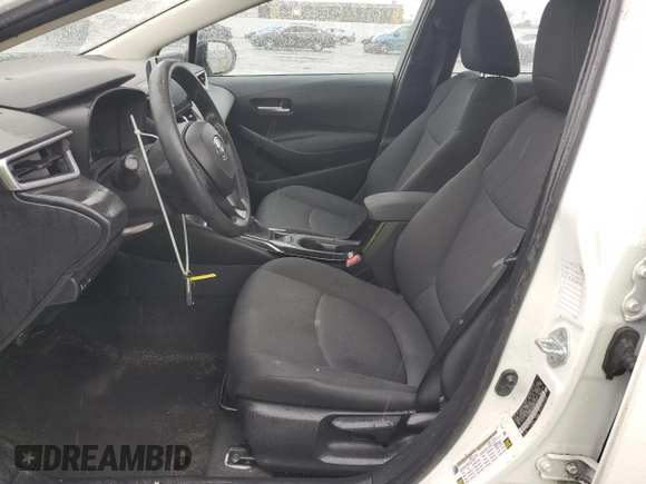 2021 Toyota Corolla LE with VIN 5YFEPMAE6MP252219, listed as a Copart auction lot 47689615 with 124,846 mi miles and Salvage Title. Bid and sale history available at carsss.com. Image 7.